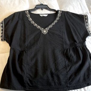 Linen Sonoma black shirt